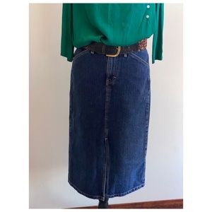 VTG Tommy Hilfiger Womens Jeans midi Skirt Size 6
